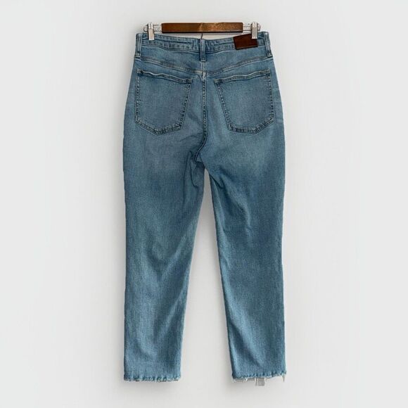 Madewell Curvy Perfect Vintage Jeans 28 Tall 90s Mom Jean Stretch Blue Denim - Picture 4 of 16
